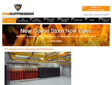 Tablet Screenshot of firesuppression.co.uk